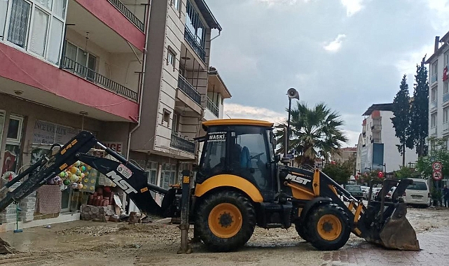 Selendi’de Büyükşehir ve MASKİ Sahada