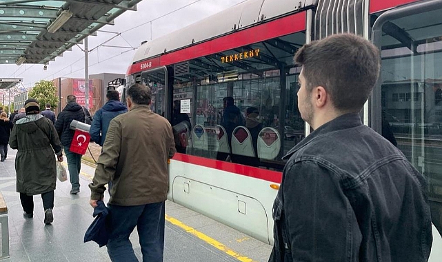 Tramvaylar 4 ayda 7 milyon 350 bin yolcu taşıdı