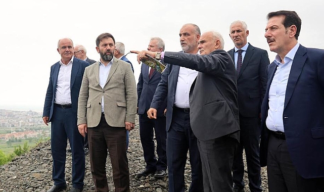 Yılmaz, şehir hastanesi inşaat çalışmalarını yerinde inceledi.