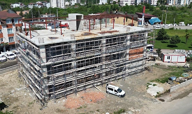 Fatsa'da Gençlik Merkezi’nin yüzde ellisi tamamladı