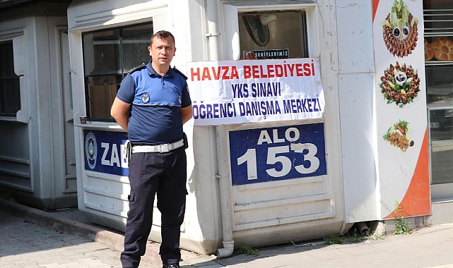 Havza Belediyesinde YKS mesaisi