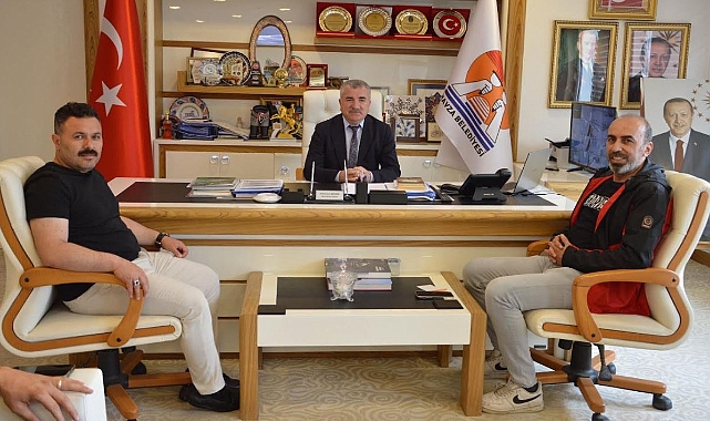 Havza Belediyespor'dan Başkan Özdemir’e ziyaret