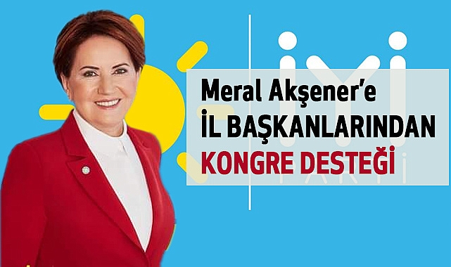 Meral Akşener'e İl Başkanlarından Destek Bildirisi