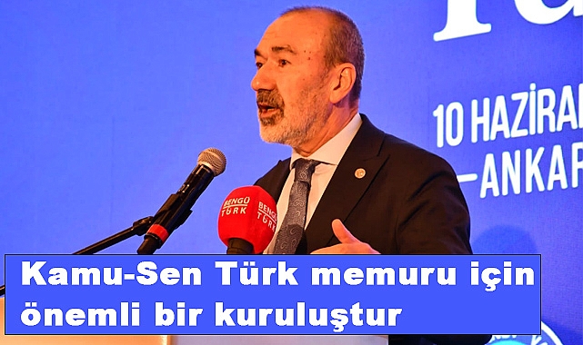 MHP'li Yıldırım: Türkiye Kamu Sen 1. Olağanüstü Kongresinde Konuştu