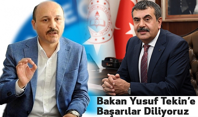 Prof. Dr. Yusuf Tekin'e Başarılar Diliyoruz