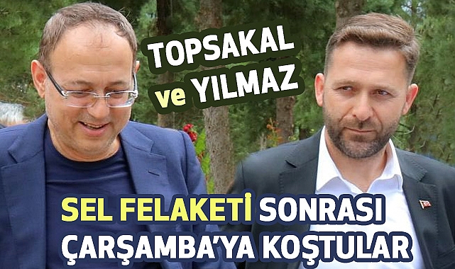 Sel Baskınları Ardından Çarşamba'ya Koştular