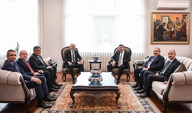 Türk Eğitim-Sen'den  Prof. Dr. Yusuf Tekin’e Ziyaret