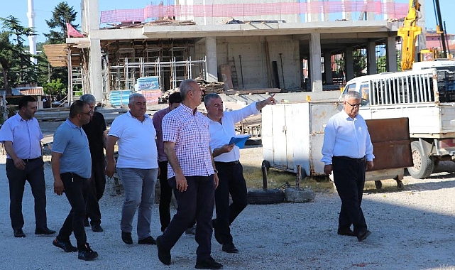 DOKAP Başkanı Gültekin ve Havza Belediye Başkanı Özdemir’den saha incelemesi