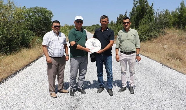 Kırkağaç yollarına Büyükşehir eli değdi