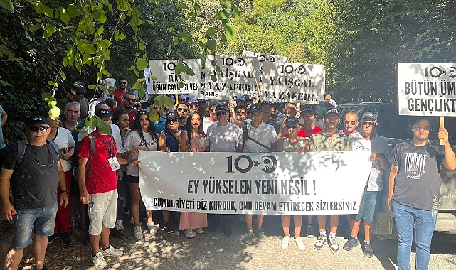 ÖZDAĞ, 100. YIL CUMHURİYET DOĞA YÜRÜYÜŞÜ’NE KATILDI