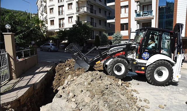 Cemal Ergün Caddesi’nde Altyapı Çalışması Tamamlandı