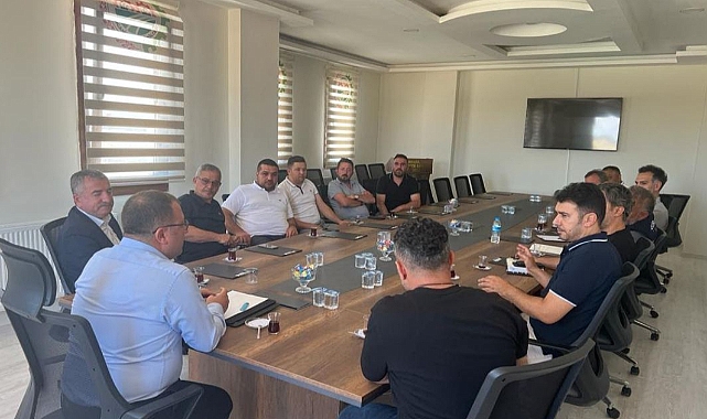 Havza Belediyespor yönetimi sanayiciler ile buluştu