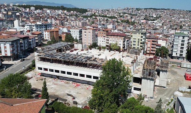 İlkadım Spor Kompleksi inşaatı hızla devam ediyor