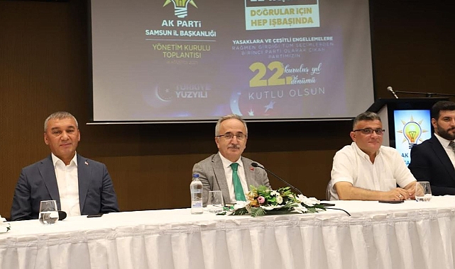 Samsun AK Parti'de yönetim belli oldu