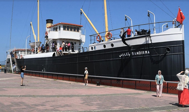 Samsun'da Bandırma Gemi Müzesi’ne ziyaretçi rekoru