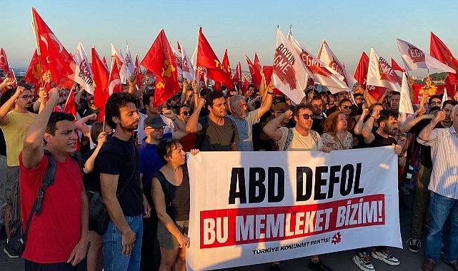 TKP; ABD Savaş Gemisini Protesto Etti