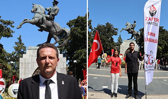 Zafer Partisi, Samsun'da Atatürk'ün İzinde Bayrak Nöbeti Tutuyor