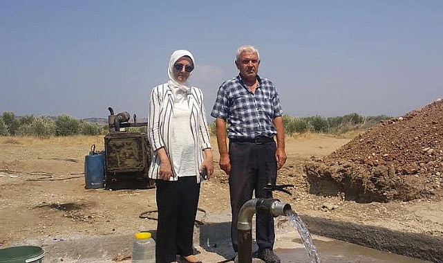 Ahmetli'nin Derici Mahallesi de Yeterli Suya Kavuştu