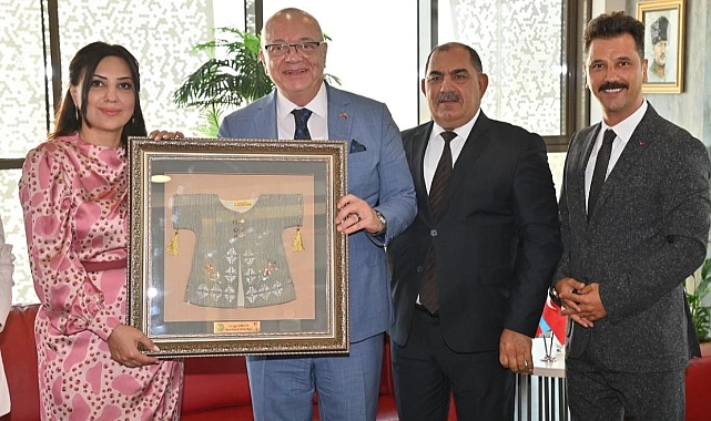 Azerbaycan’ın Şirvan Heyetinden Başkan Ergün’e Ziyaret