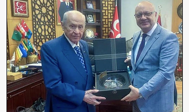 Cengiz Ergün; MHP Lideri Devlet Bahçeli’yi ziyaret etti