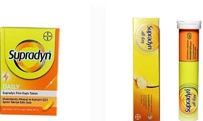 Enerji ve Sağlık Kaynağınız Supradyn Ürünleri