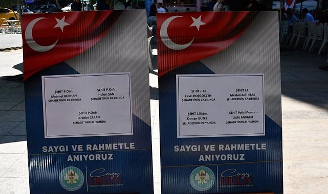 Manisa'da Şehitlerimiz Unutulmadı