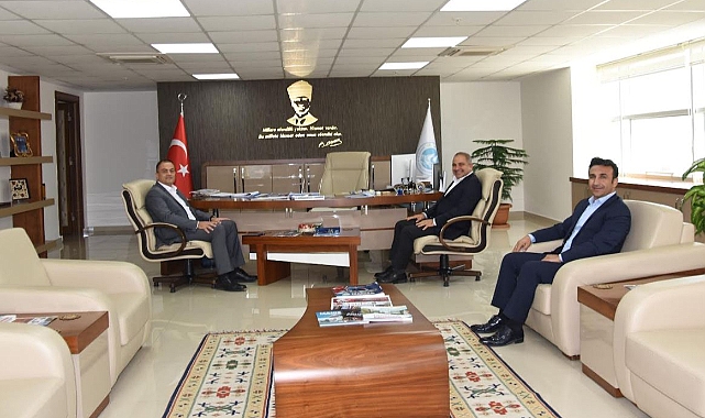 MHP MYK Üyesi Ali Uçak, MASKİ Genel Müdürü Burak Aslay'ı Ziyaret Etti