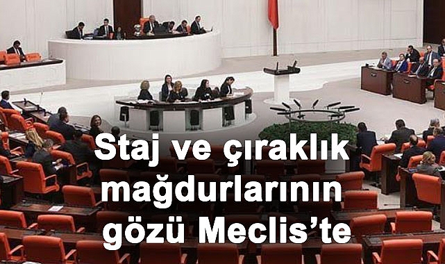 Staj ve çıraklık mağdurlarının gözü Meclis'te