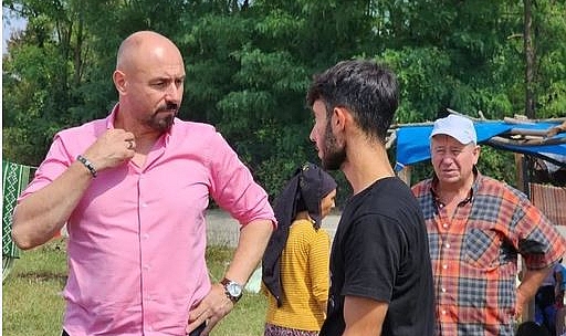 TEKKEKÖY'DE EKİPLER SEL AFETİ İÇİN SAHADA