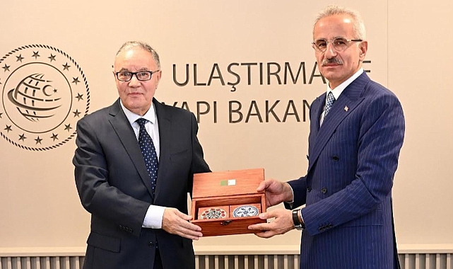 URALOĞLU CEZAYİR BÜYÜKELÇİSİ AMAR BELAN’I KABUL ETTİ