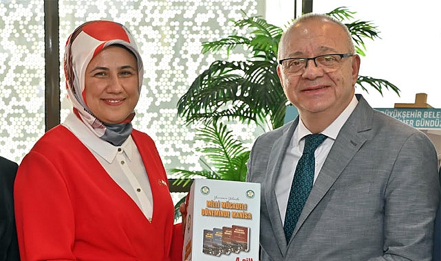Başkan Ergün Kızılay Genel Başkanı Fatma Meriç Yılmaz’ı Konuk Etti