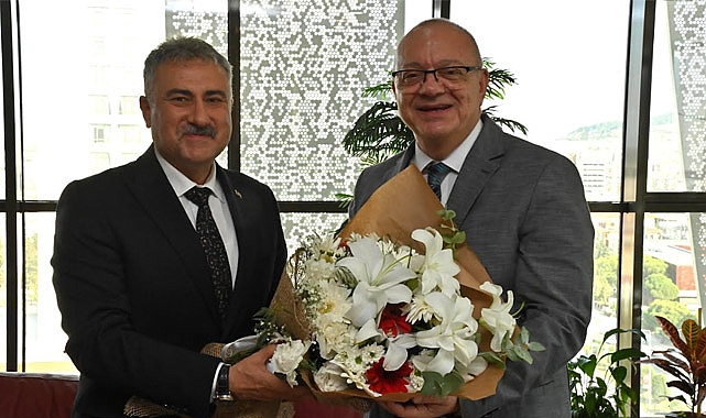 Cengiz Ergün, İl Emniyet Müdürü Fahri Aktaş’ı makamında konuk etti