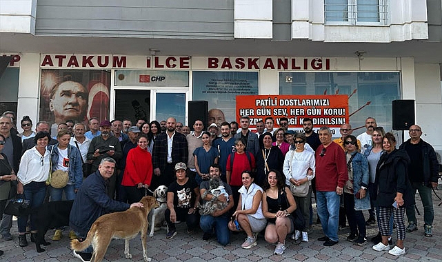 CHP Atakum, patili dostlar için 1 ton mama dağıttı
