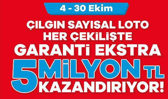 Çılgın Sayısal Loto "Milyonerler Festivali" ile Heyecanı Artırıyor!