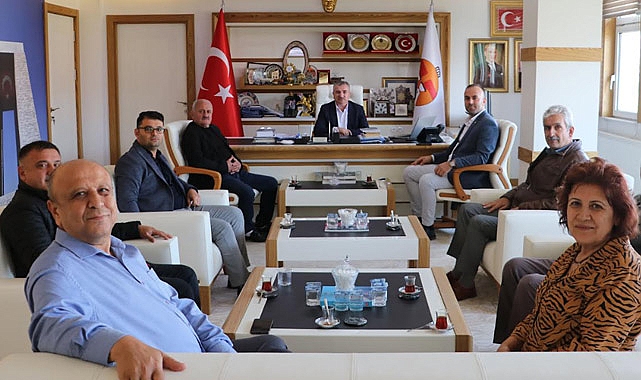 Havza Belediye Başkanı Özdemir’e taziye ziyareti