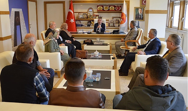 Havza Belediye Başkanı Özdemir’e Taziye Ziyareti Devam Ediyor