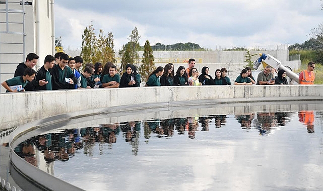 Öğrencilere İleri Biyolojik Atık Su Arıtma Tesisi’nin önemi anlatıldı