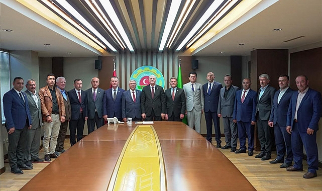 Samsun'da faaliyet gösteren Ziraat Oda Başkanları Sıkıntıları Ankara’da Anlattı