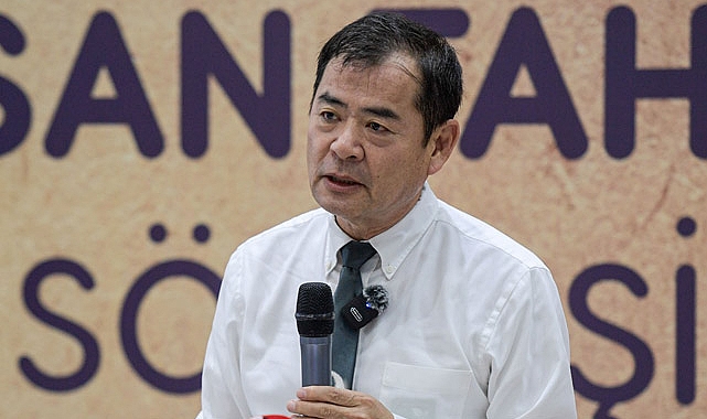 Japon uzman Joshinori Moriwaki İzmir Kitap Fuarı’nda depremler hakkında konuştu