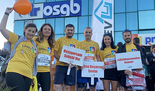LÖSEV TAKIMI  LÖSEMİLİ ÇOCUKLAR HAFTASI’NDA FARKINDALIK İÇİN KOŞTU