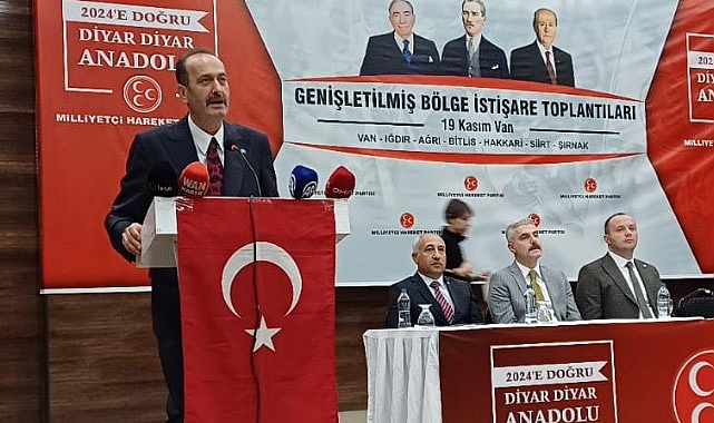 MHP'li Tamer Osmanağaoğlu, Van'daki İstişare Toplantısında Konuştu