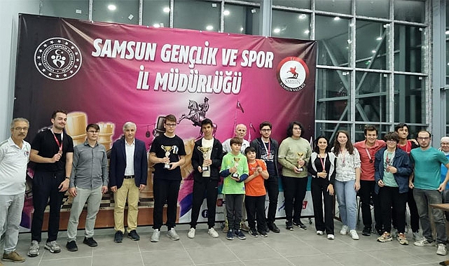 Türkiye Kupası Samsun Satranç İl Birinciliği tamamlandı