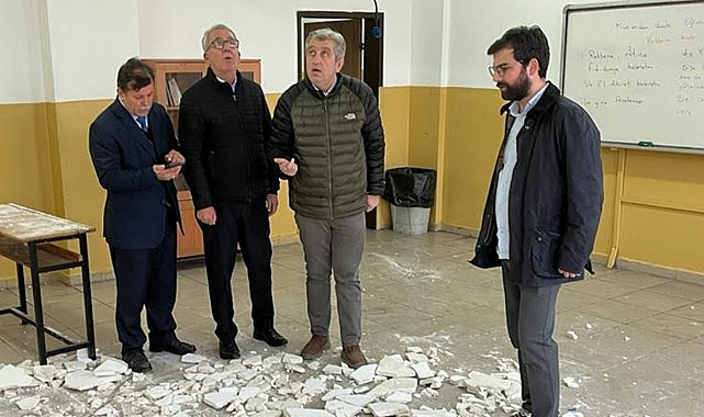 CHP’li Çan’dan, yaralı öğrencileri ziyaret ve okulda inceleme