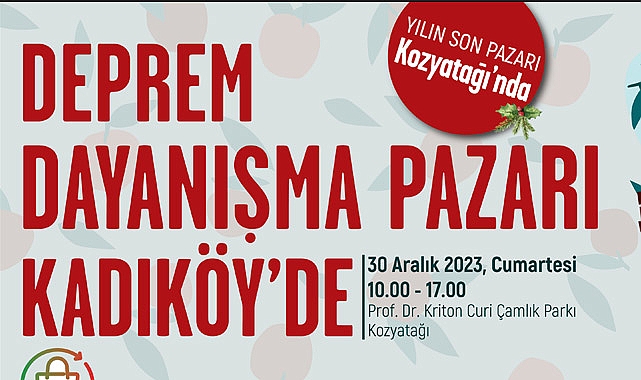 Kadıköy Belediyesi'nden Depremzede Çiftçilere Destek: Dayanışma Pazarları