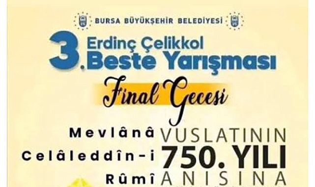 Samsunlu Bestekarlar Bursa TSM Beste Yarışması Finalinde