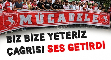 Samsunspor Taraftarlarından 'Biz Bize Yeteriz' Dayanışması