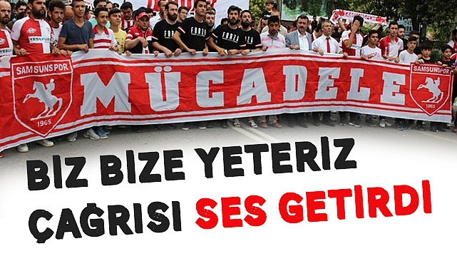 Samsunspor Taraftarlarından 'Biz Bize Yeteriz' Dayanışması
