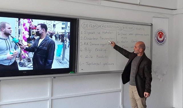 Bafra Anadolu İmam Hatip Lisesi'nde "Gençlerin İnanç Problemlerine Bakış" Konulu Sunum