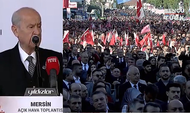 Devlet Bahçeli Mersin'de Konuştu