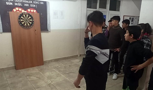 Samsun Alaçam Şehit Kadir Kara Anadolu İmam Hatip Lisesi'nde Heyecanlı Dart Turnuvası